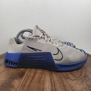 Nike Metcon 9 Racer Blue Mens White Blue Size 8.5 Athletic Gym Shoes DZ2617-008